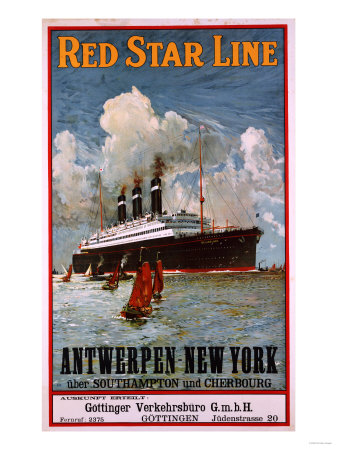 Affiche Red Star Line